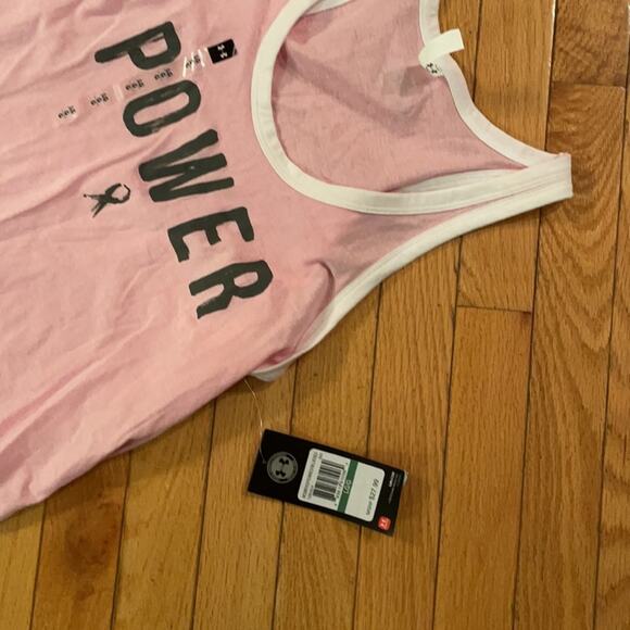 Under Armour power breast cancer awareness tank large NWT - Picture 4 of 5